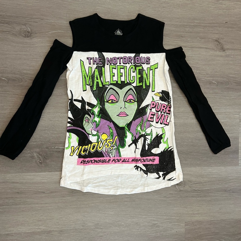 Rare The Notorious Maleficent Disney Parks Long Sleeve Top XS